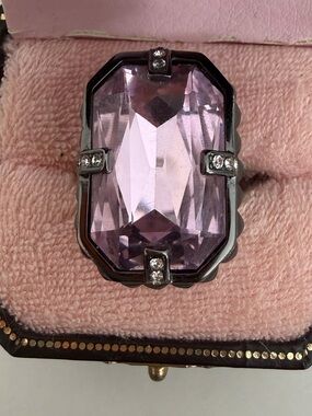 RARE Juicy Couture Vintage Amethyst Ring—Matching to the Necklace